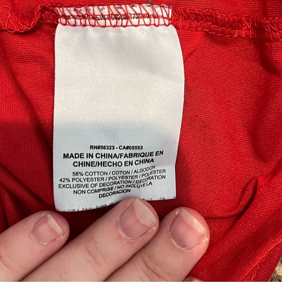 Nike nba sixers embiid red short sleeve tee - Picture 6 of 7